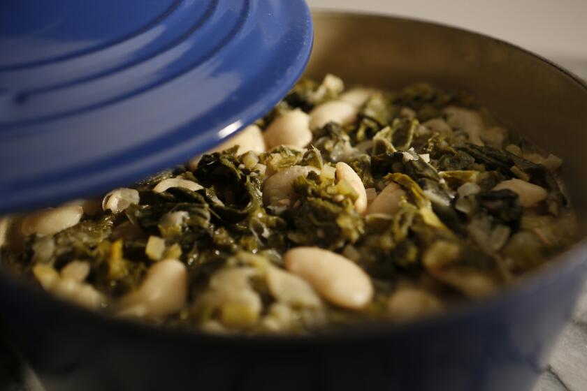 Recipe: The Village Idiot's beans and bitter greens