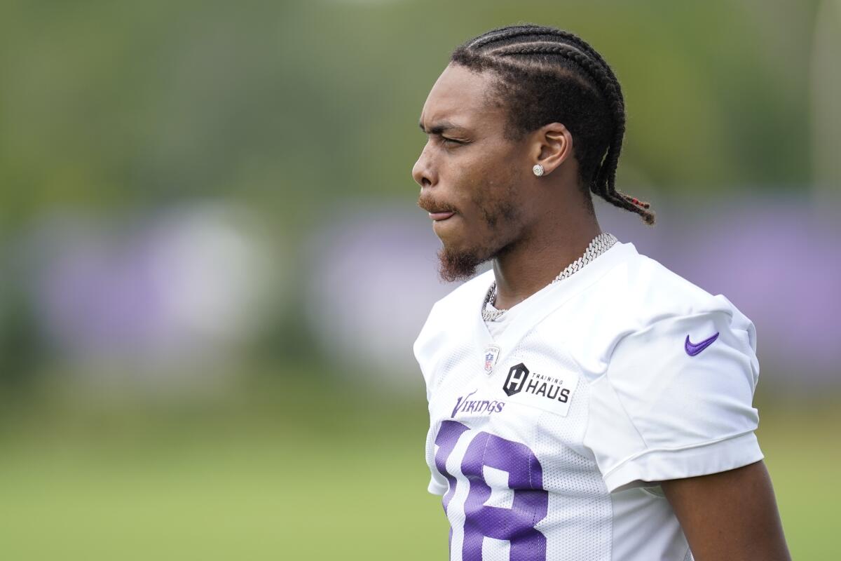 Vikings, Jefferson believe star WR still on verge of takeoff - The San  Diego Union-Tribune