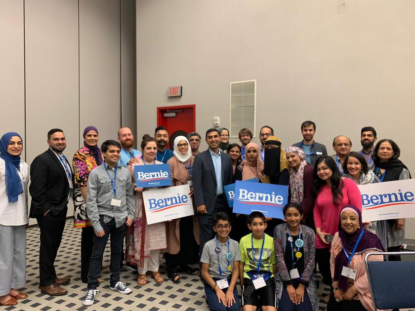 ‘Muslims for Bernie’