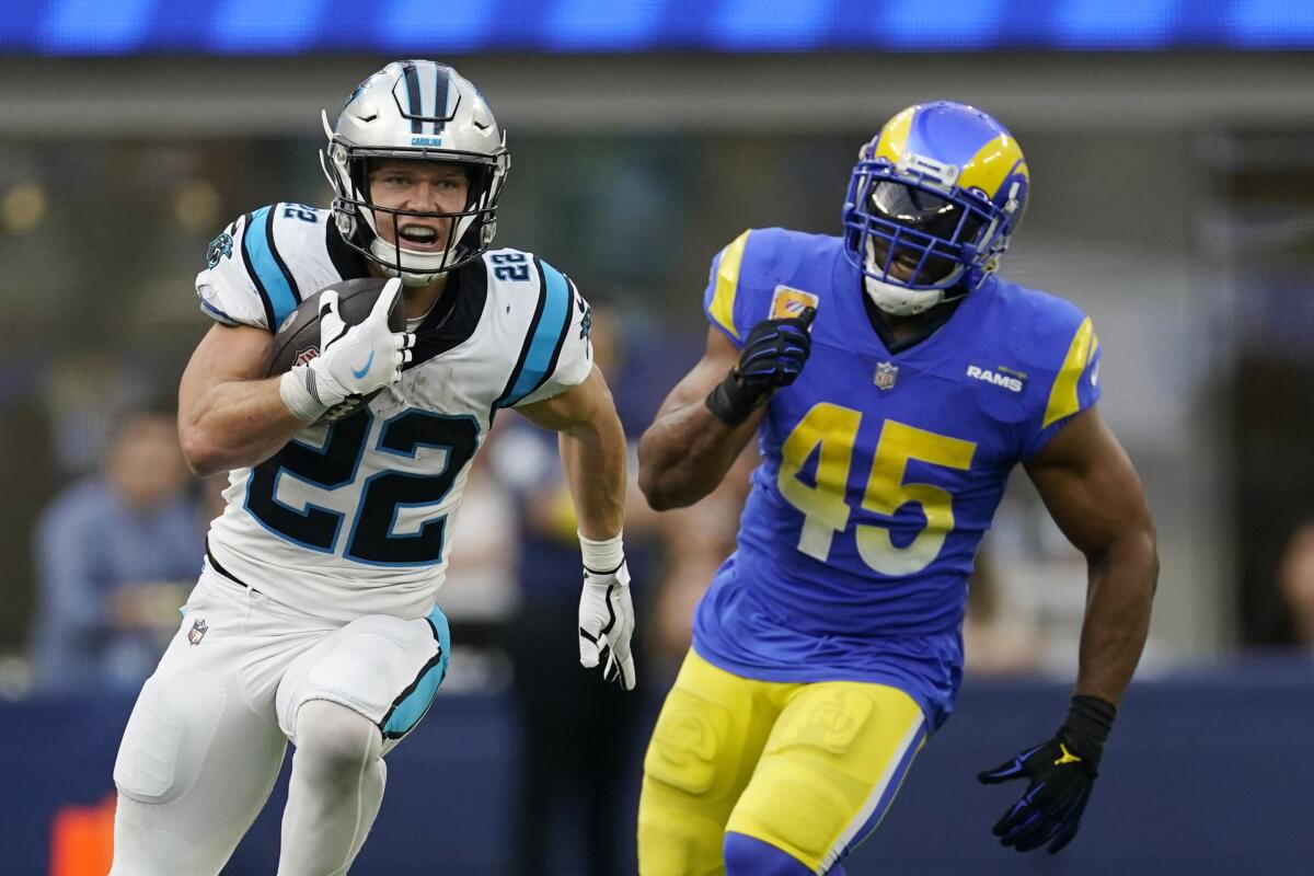 mccaffrey carolina panthers