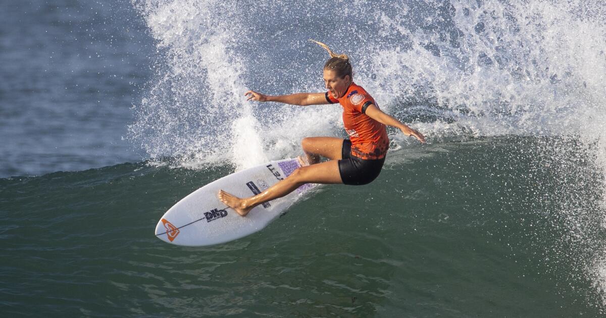 After memorable surfing championships, focus goes to Olympics - Los Angeles  Times