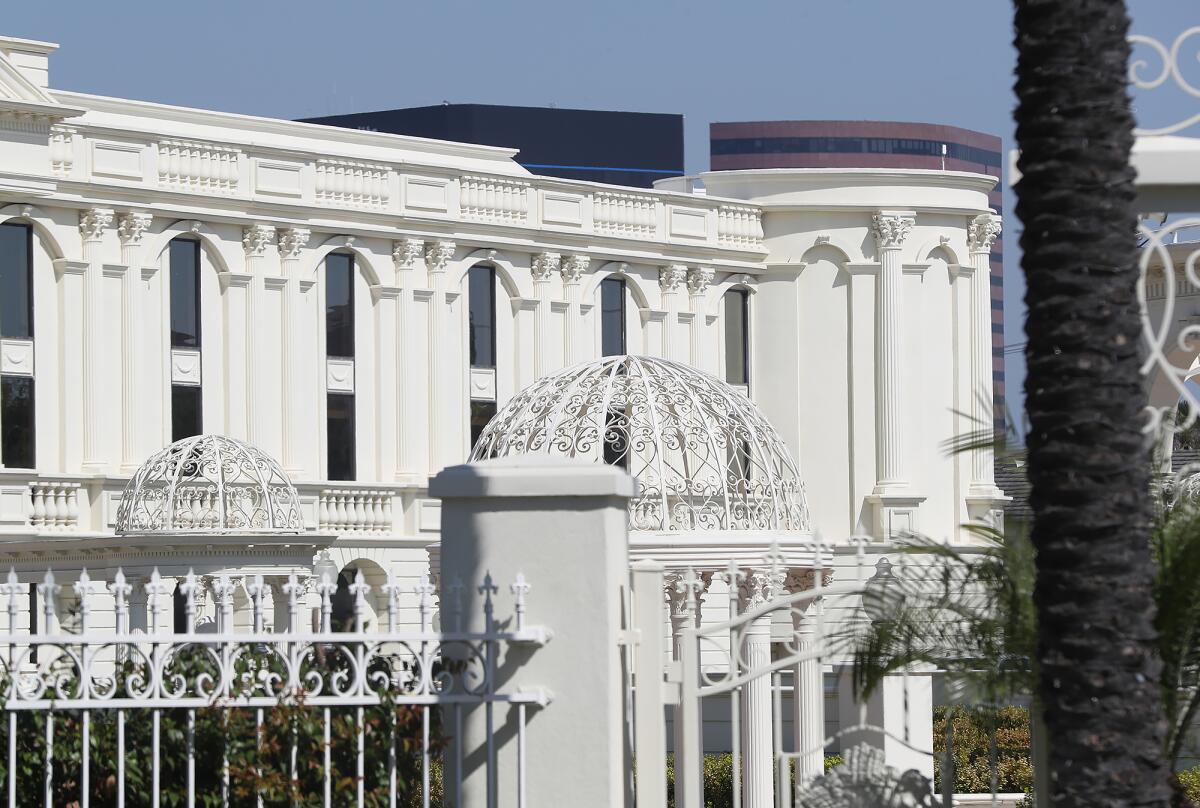 The Trinity Broadcast Network compound in Costa Mesa.