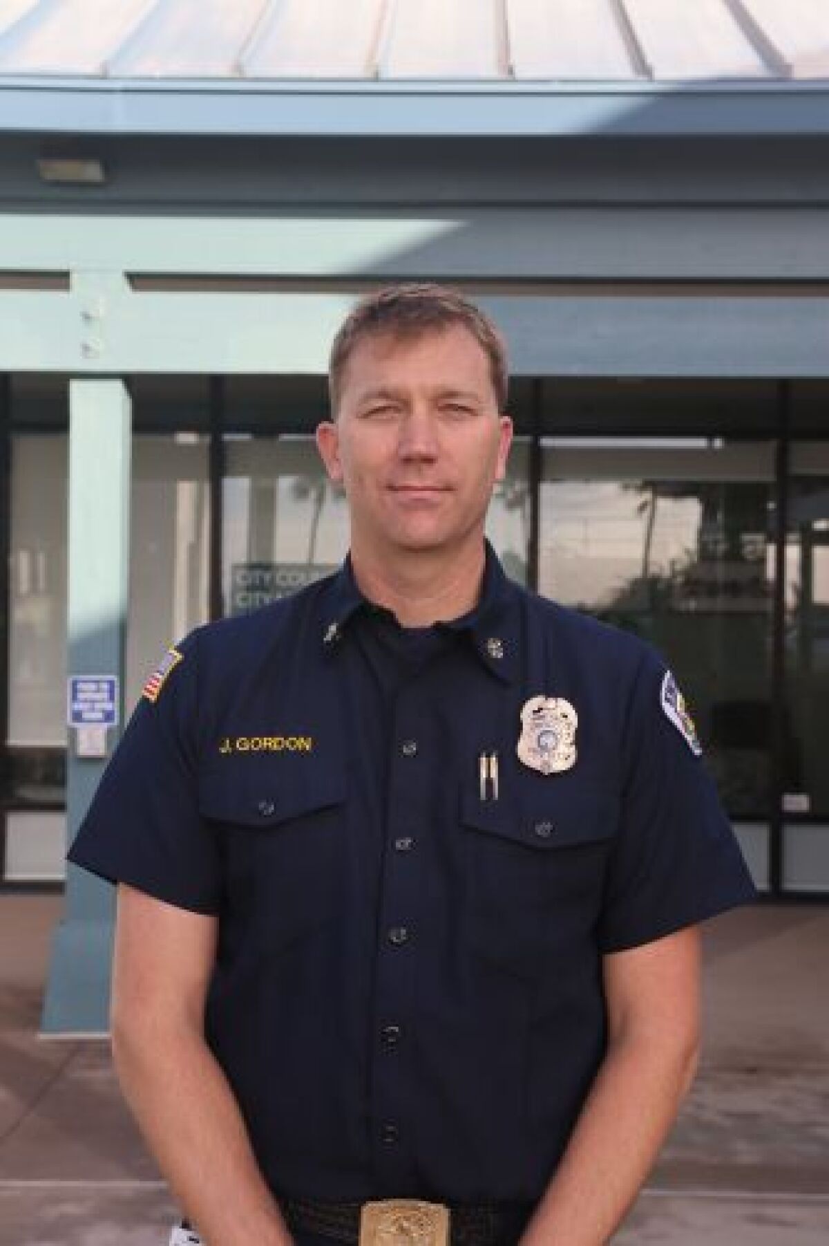 Encinitas Fire Chief Josh Gordon