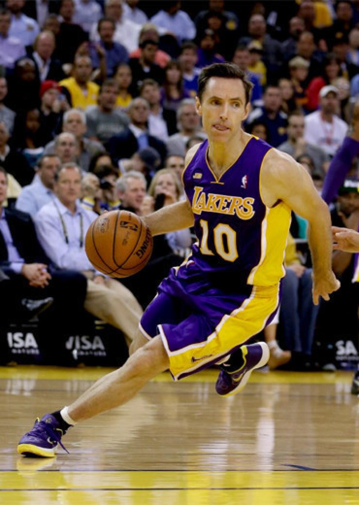 Lakers' Steve Nash turns 39 years old - Los Angeles Times