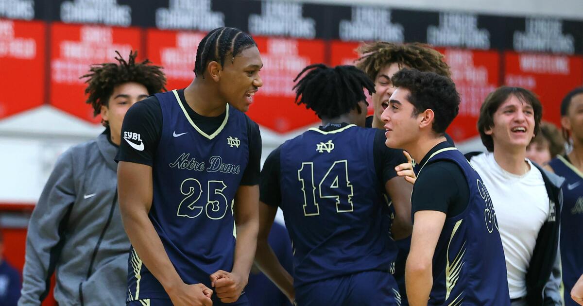 Mercy Miller and Notre Dame beat No. 1 Harvard-Westlake