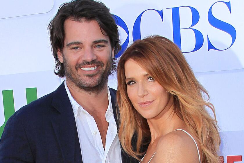 Actress Poppy Montgomery and her boyfriend Shawn Sanford welcomed a baby girl on Monday.