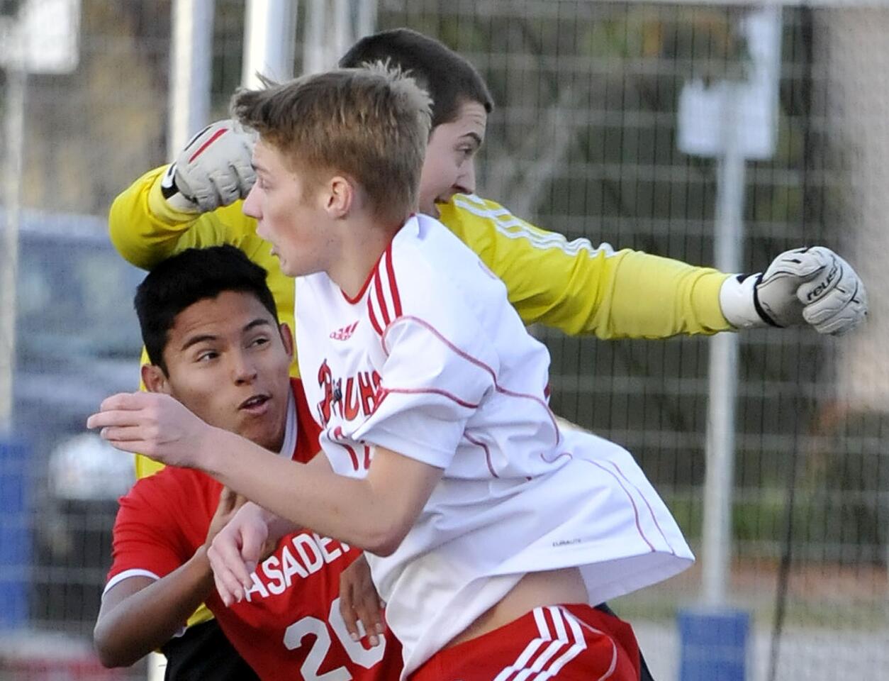 Photo Gallery: Pasadena v. Burroughs Pacific League boys soccer