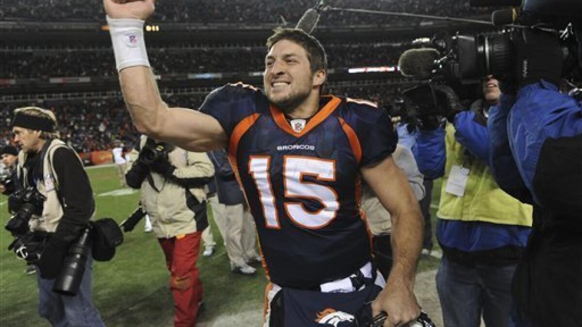 Tim Tebow delivers a Mile High Miracle, 29-23, over Steelers 