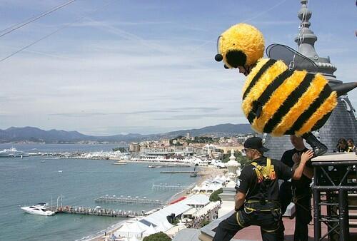 Cannes - Bee Movie - Stunt