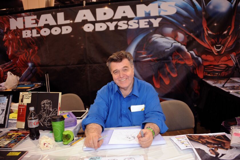 Artist Neal Adams attends Wizard World Philadelphia Comic Con 2014 Day 2 held at Pennsylvania Convention Center.