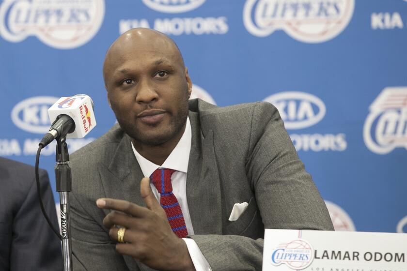 Former NBA forward Lamar Odom was released from a Las Vegas area hospital Monday after he was found unconscious at at Nevada brothel last week.