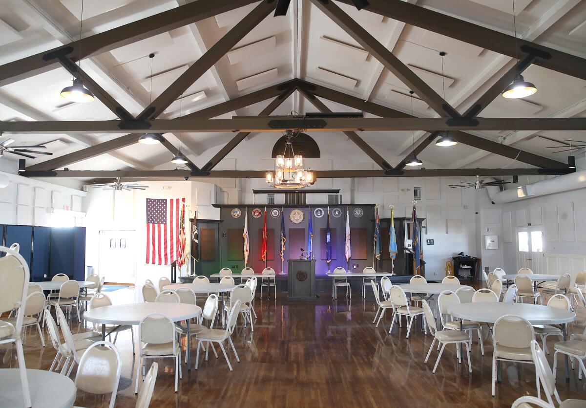 The ballroom of the American Legion Post 291 has undergone several renovations in preparation.