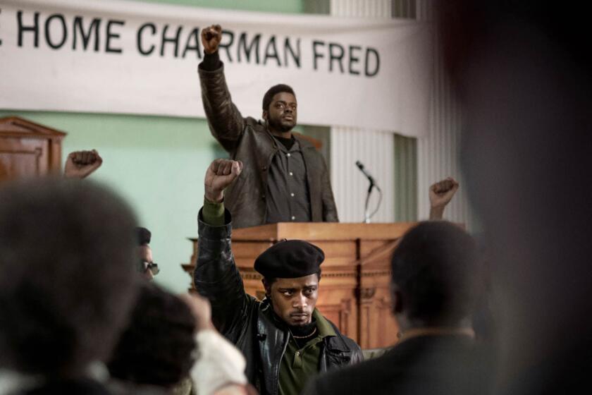 Lakeith Stanfield and Daniel Kaluuya appear in Judas and the Black Messiah directed by Shaka King.