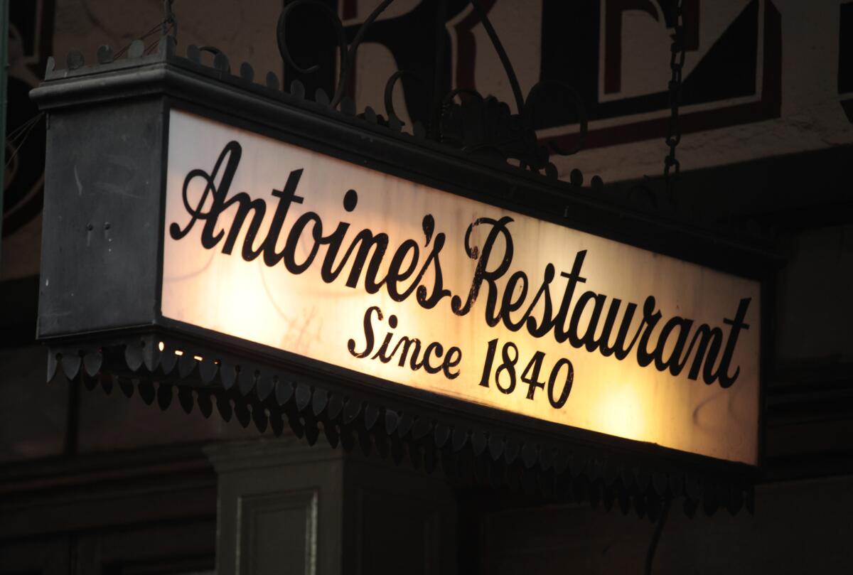 Antoine's Restaurant bills itself as the longest continuously family-run restaurant in the nation.