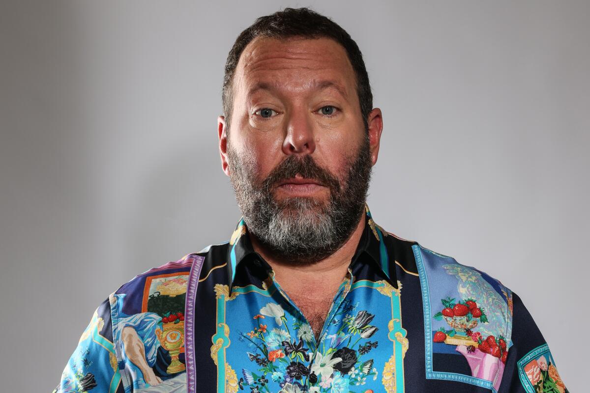 Comedian Bert Kreisher at his studio.
