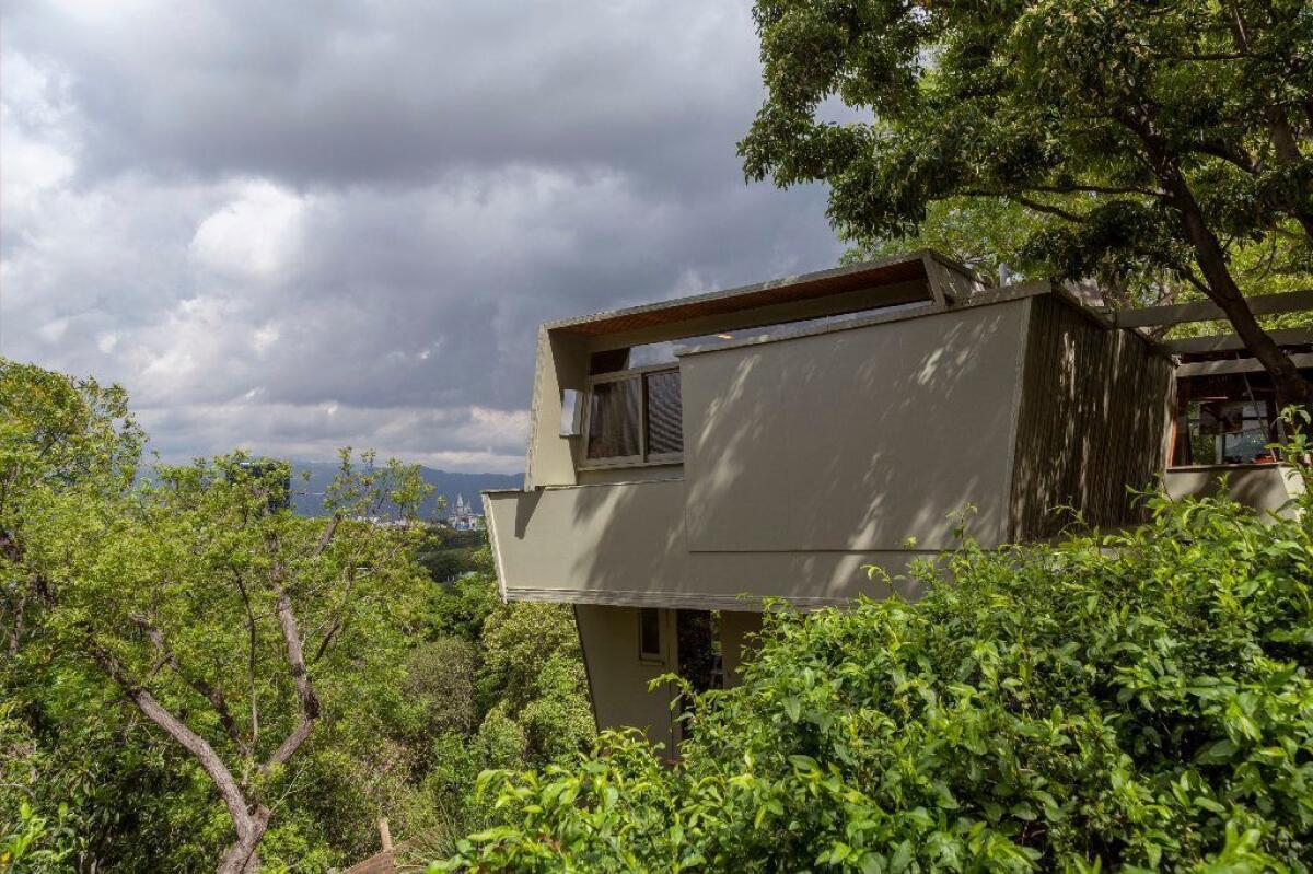 The Kallis House in Studio City, designed by master architect R. M. Schindler, is a Los Angeles Historic-Cultural Monument.