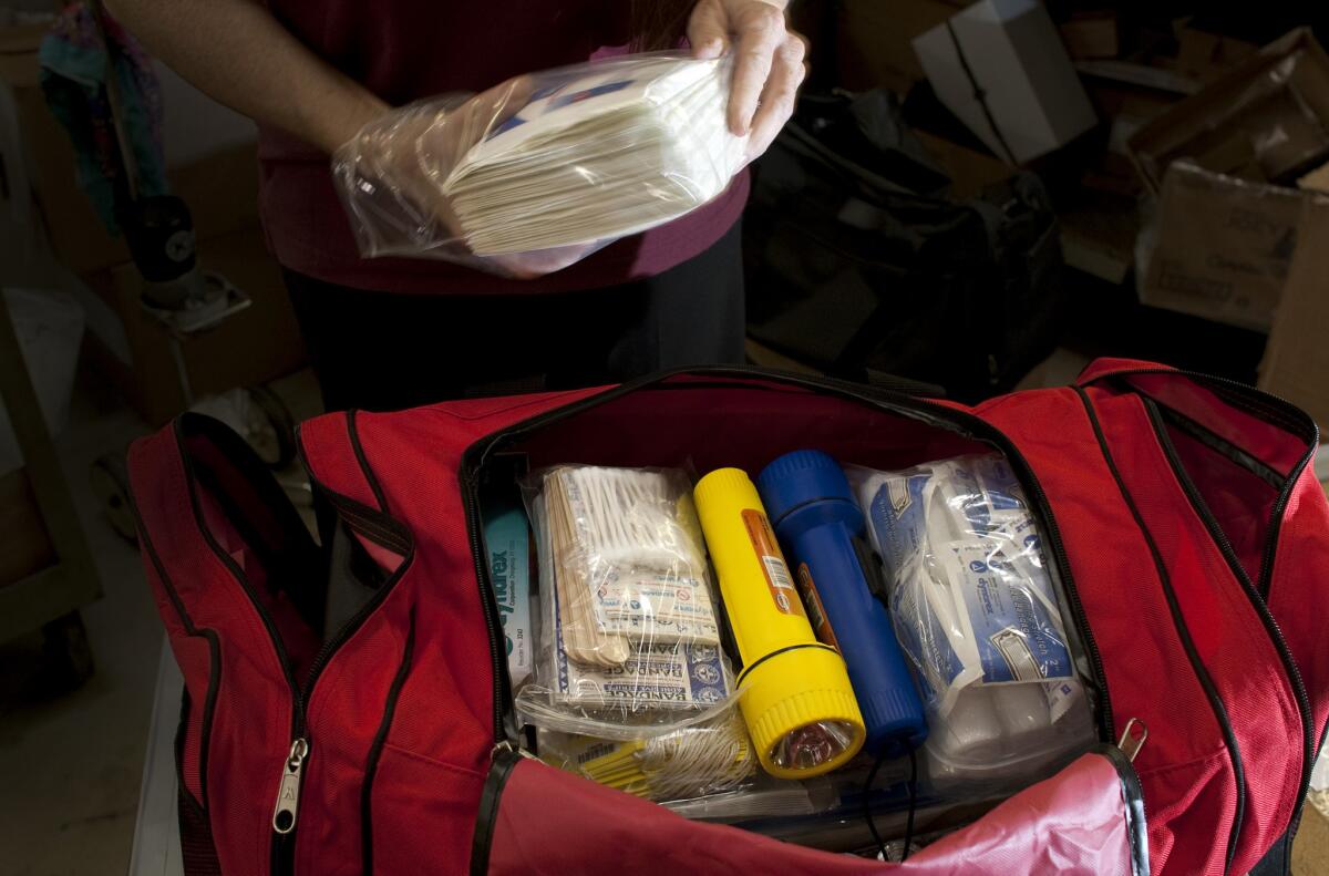 An emergency medical kit