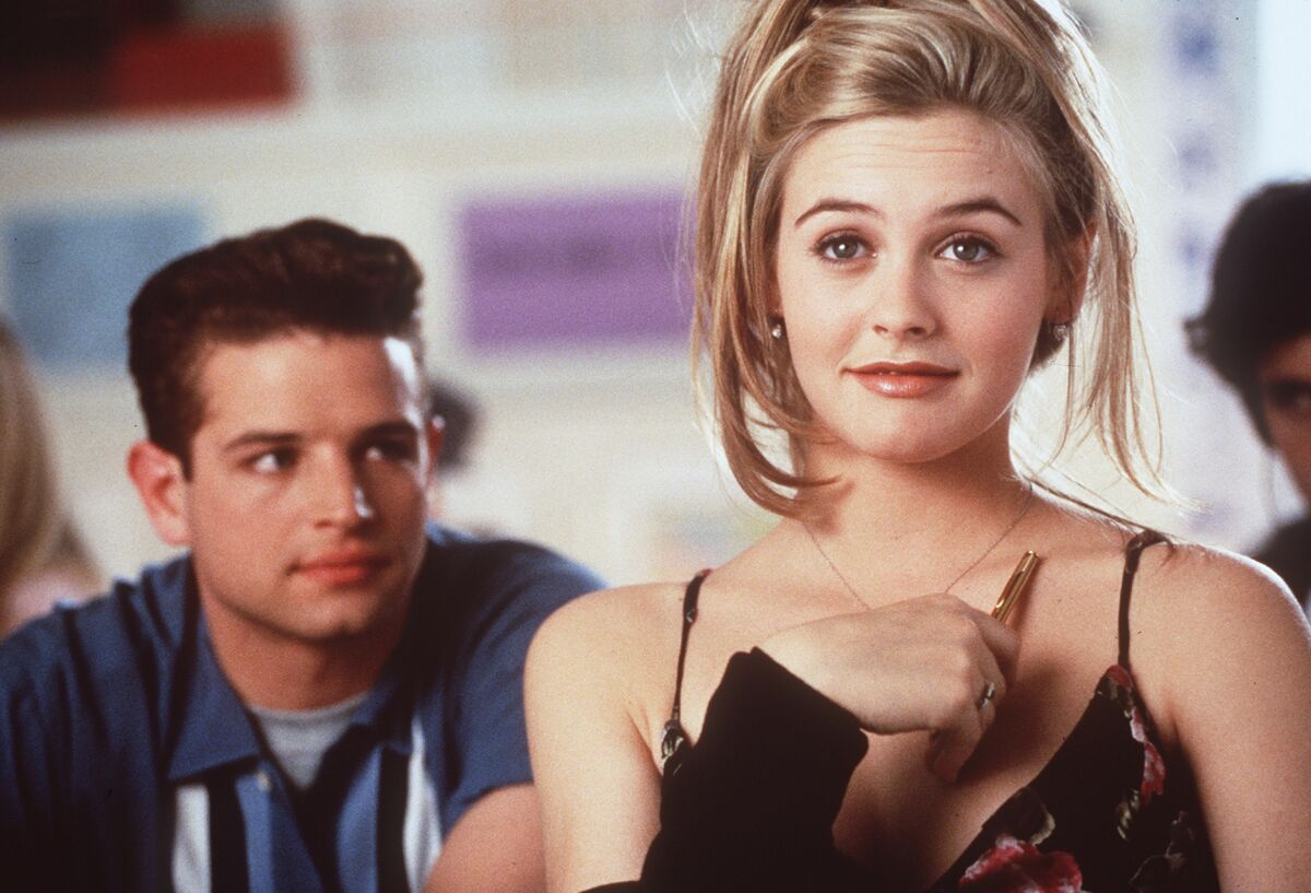 Alicia Silverstone and Justin Walker in "Clueless"
