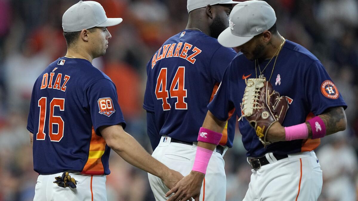 Grand slam by Diaz vs. Tigers helps Astros to 7-0 homestand