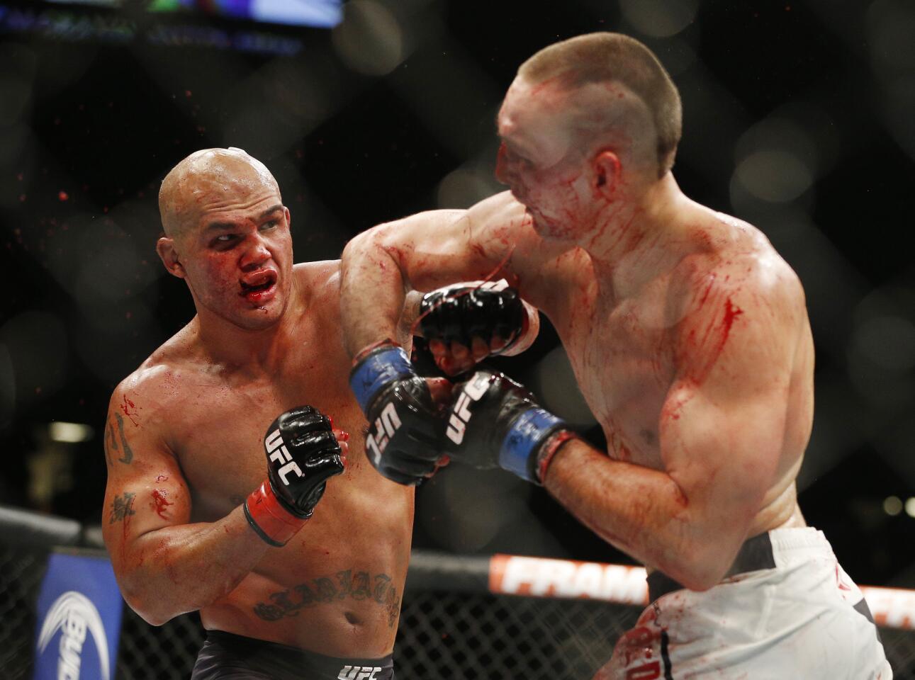 APphoto_UFC 189 Mixed Martial Arts