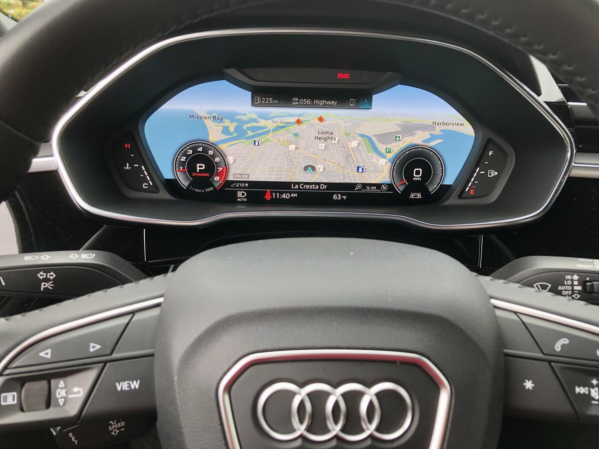 The 12.2-inch virtual cockpit graphic display is part of the navigation package, $2,000.
