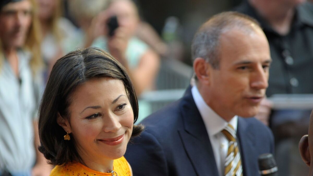 Ann Curry with Matt Lauer in June 2012, when they co-anchored NBC's "Today."