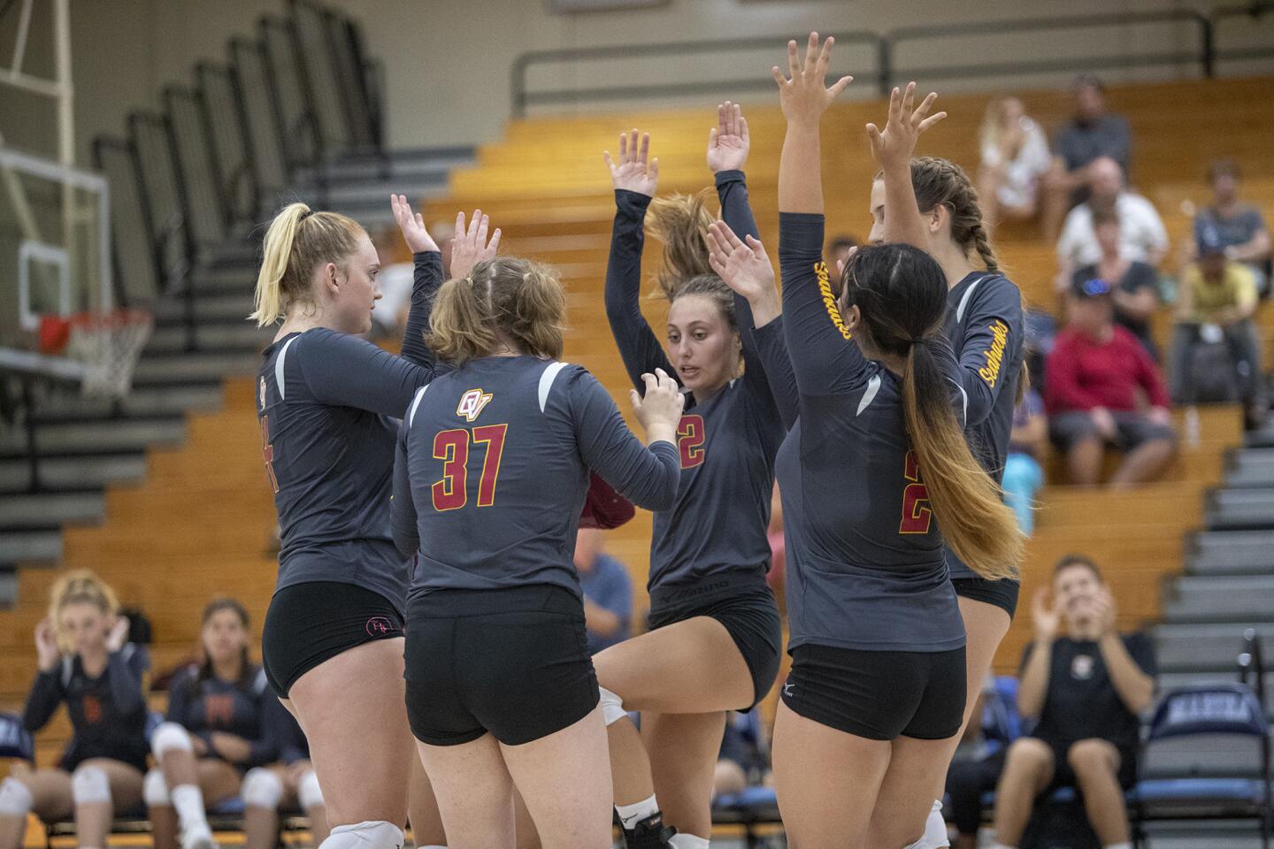 Photo Gallery: Ocean View vs. Marina in a girls' volleyball match