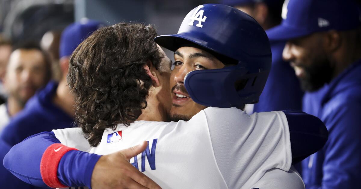 How Dodgers' James Outman, Miguel Vargas have navigated growing pains of  rookie season