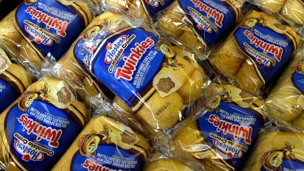 Twinkies for sale at the Hostess Brands bakery in Denver in 2013.