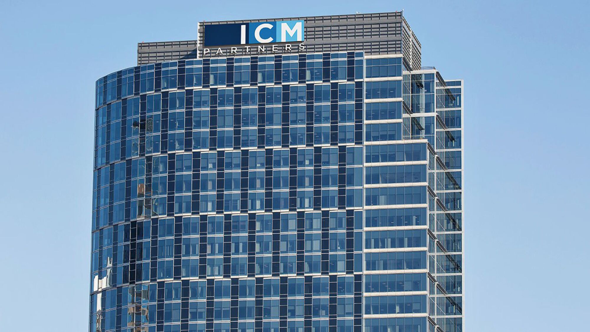 Exterior photo of the ICM Partners building in Century City. 
