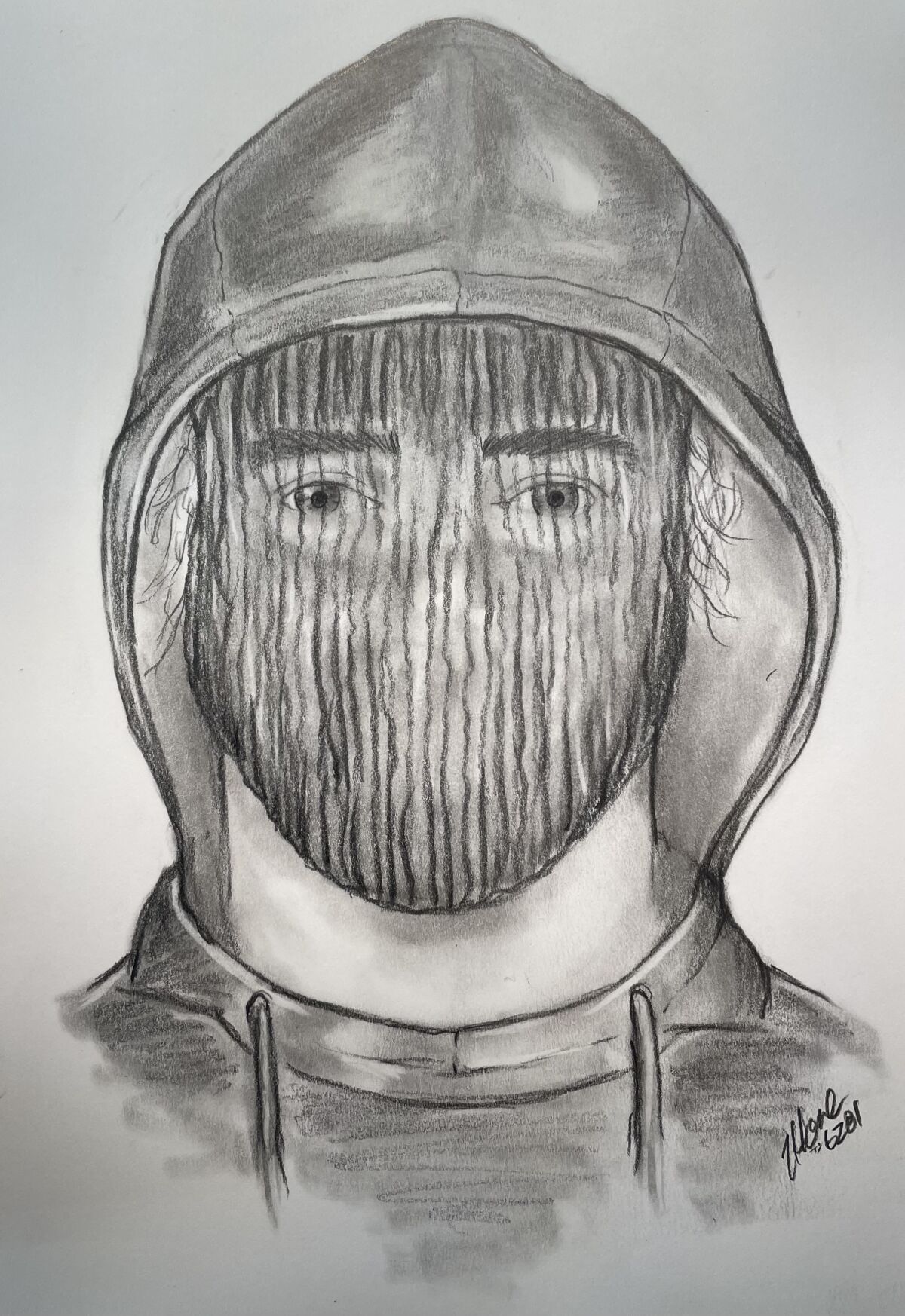 San Diego police released a composite sketch of a suspect in a kidnapping attempt.