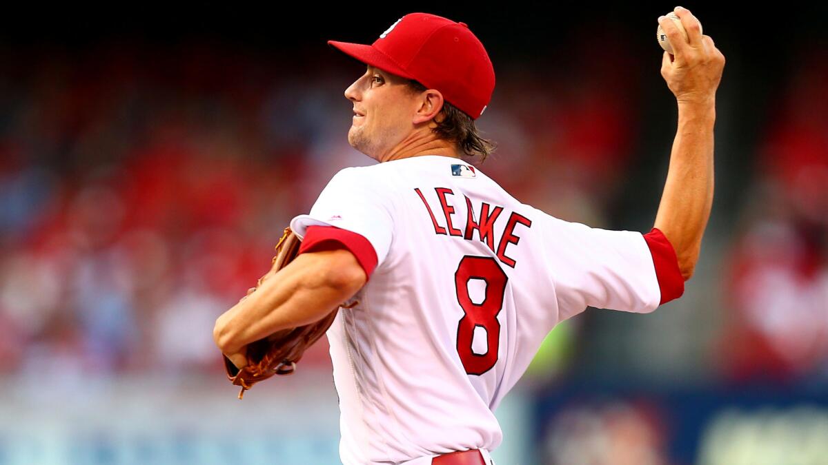Mike Leake joined Hall-of-Fame company with his latest double-digit strikeout performance.
