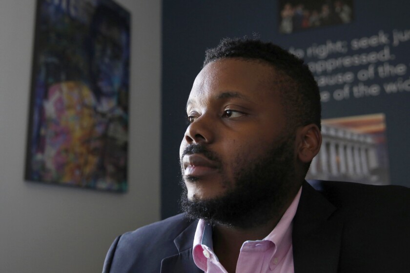 Your guide to the 2022 Los Angeles City Council District 9 election 7 FILE - In this Aug. 14, 2019, file photo, then-Stockton, Calif., Mayor Michael Tubbs pauses during an interview in Stockton, Calif. The former mayor in California who gained international attention for running a guaranteed income program is joining Gov. Gavin Newsom's administration. Newsom named former Stockton Mayor Tubbs a special advisor for economic mobility and opportunity on Thursday, March 11, 2021. (AP Photo/Rich Pedroncelli, File)