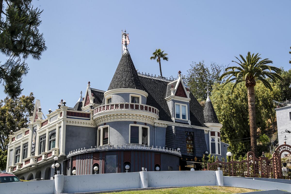 The Magic Castle in Hollywood. 
