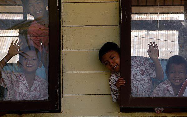 Sumatra schoolchildren