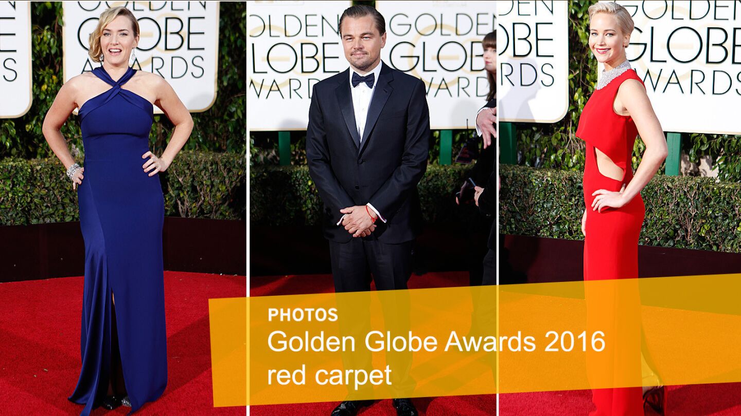 Kate Winslet, Leonardo DiCaprio and Jennifer Lawrence