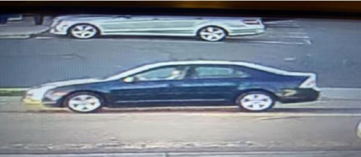 Image of car Oceanside police suspect was involved in a Sept. 18 hit-and-run