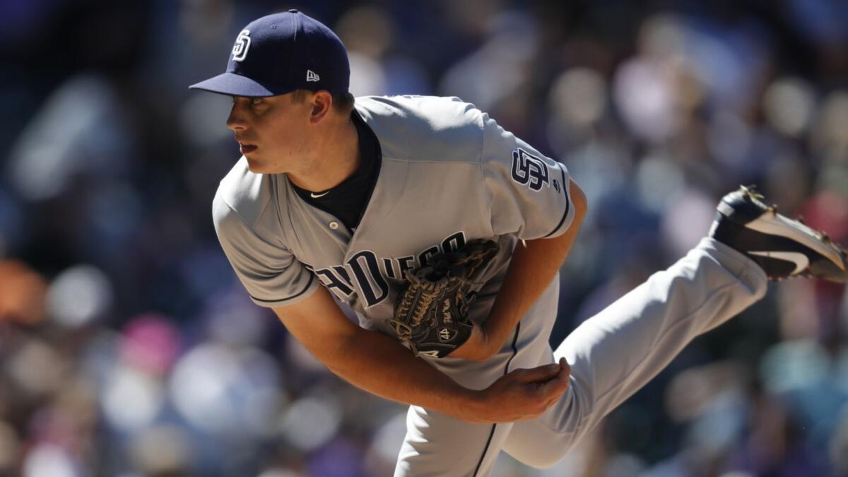 Padres pitcher Chris Paddack reflects on rookie season  San Diego  Union-Tribune - The San Diego Union-Tribune