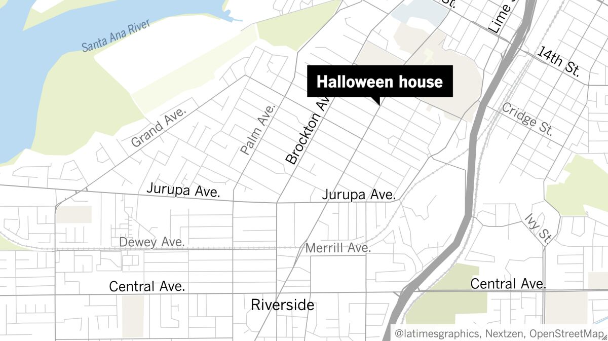 Halloween house in Riverside
