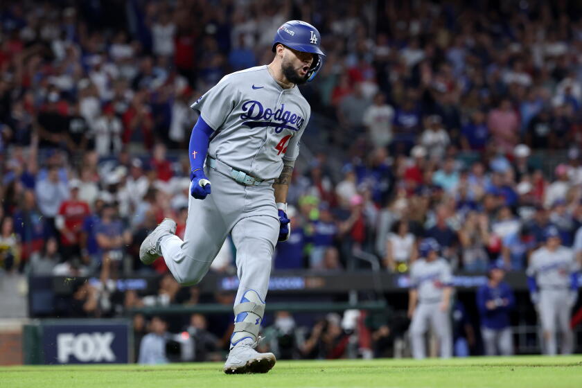 Ball Brothers Rapper Dodgers overcome Braves, awful 'chop' in a series that feels over - Los ...