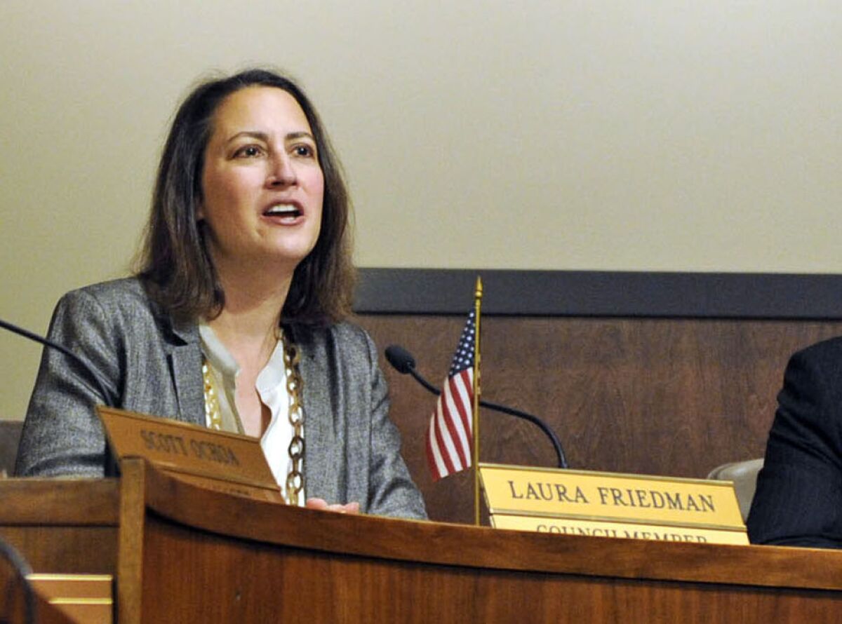 Glendale City Councilwoman Laura Friedman, seen in 2013, is running for an Assembly seat. (Libby Cline / Glendale News Press)
