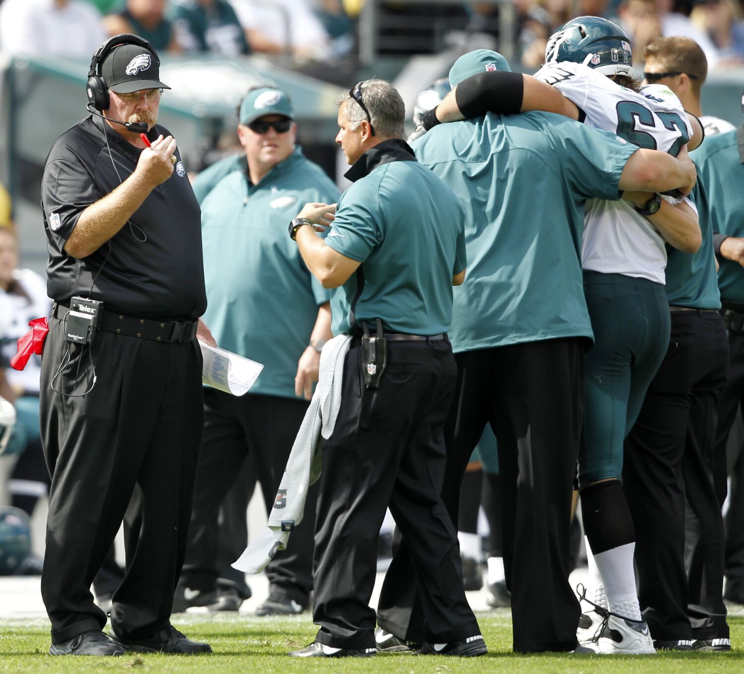 Andy Reid's fingerprints still on Eagles' roster more than a decade after he left