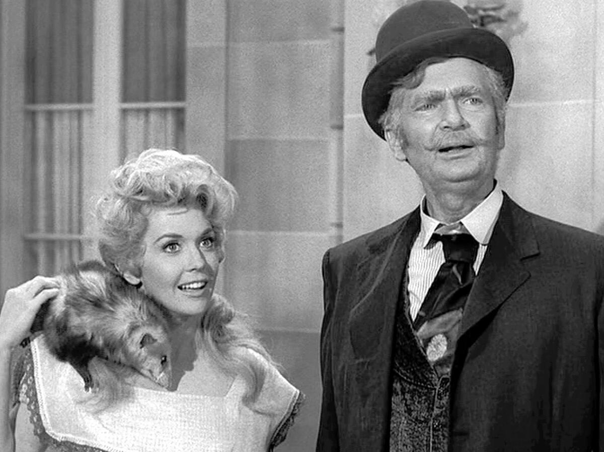 Donna Douglas played Elly May Clampett and Buddy Ebsen played her father, Jed, on "The Beverly Hillbillies." "I loved doing Elly May," Douglas said.