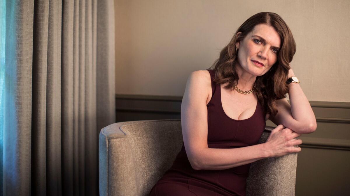 "The Glass Castle" author and journalist Jeannette Walls sits for a portrait at the Four Seasons in Los Angeles, California.