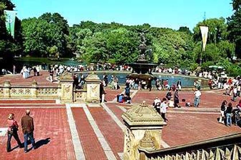 A popular gathering spot in Central Park is the Angel of the Waters Fountain at Bethesda Terrace. The city has a variety of no-cost and low-cost entertainment for those willing to search for it.