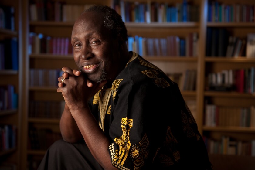 Kenyan author Ngugi wa Thiong'o, whose latest novel is "The Perfect Nine."