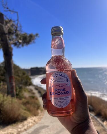 Rose Lemonade from The Corner Store at Point Fermin.