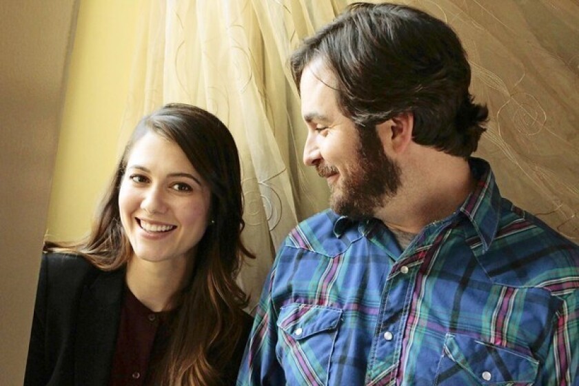 Mary Elizabeth Winstead and director James Ponsoldt are promoting their new film, "Smashed."