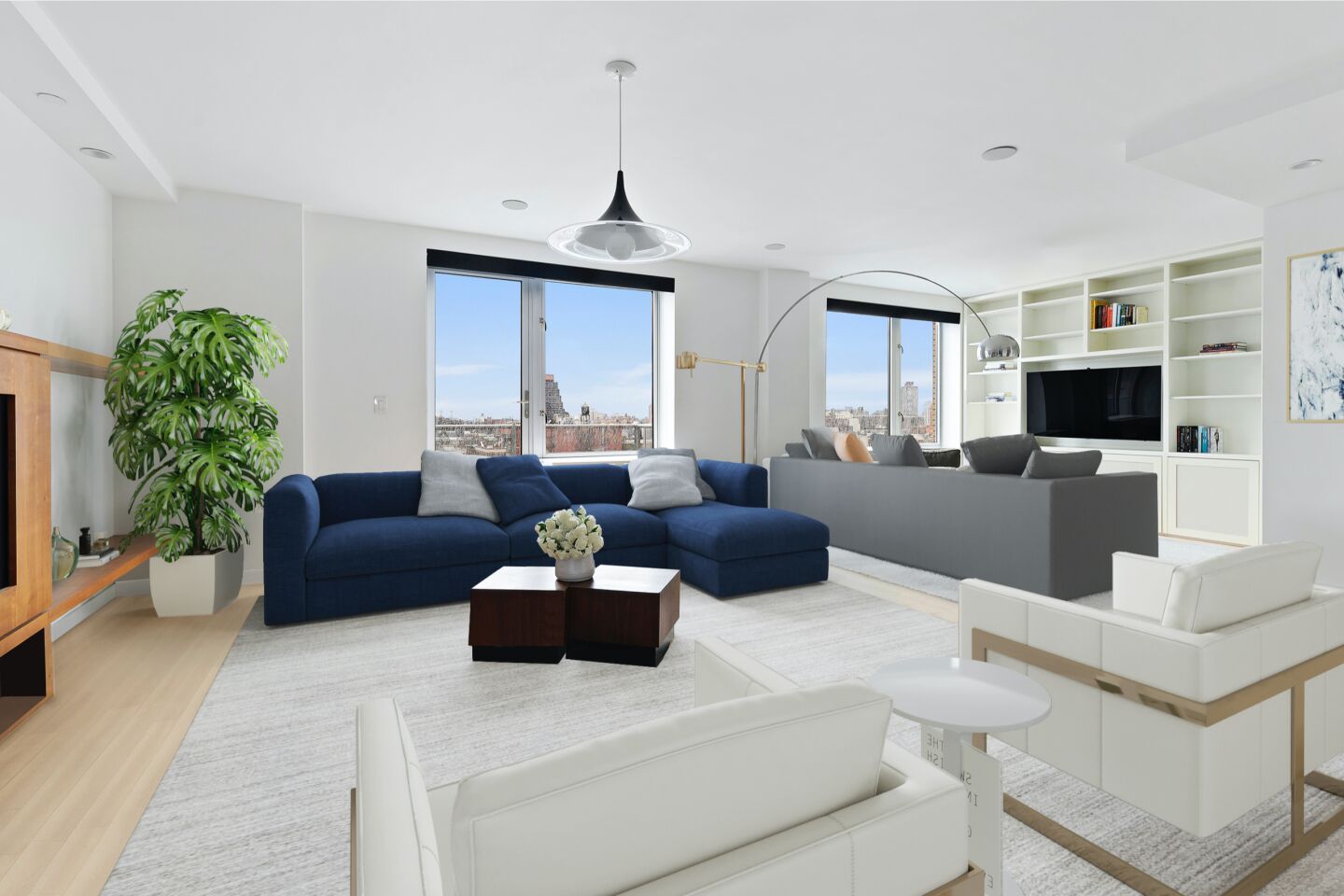 The open floor plan.