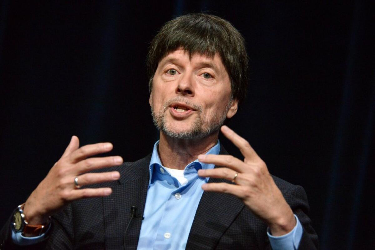 Ken Burns during a 2014 panel discussion in Beverly Hills. The National Endowment for the Humanities has made a $1-million grant for Burns' 10-part documentary on the Vietnam War, expected to be broadcast in 2017 on PBS.
